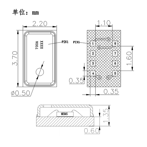 SICCMP700A气压表压力传感器